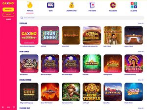 Caxino Casino software screenshot