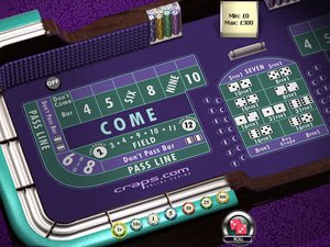 Club Dice Casino software screenshot
