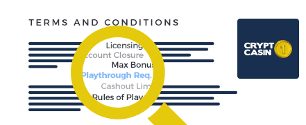 Crypto 1 Casino Terms