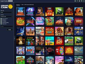 Crypto 1 Casino software screenshot