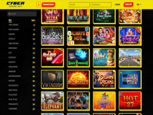 Cybercasino3077 software screenshot