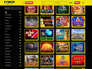 Cybercasino3077 software screenshot