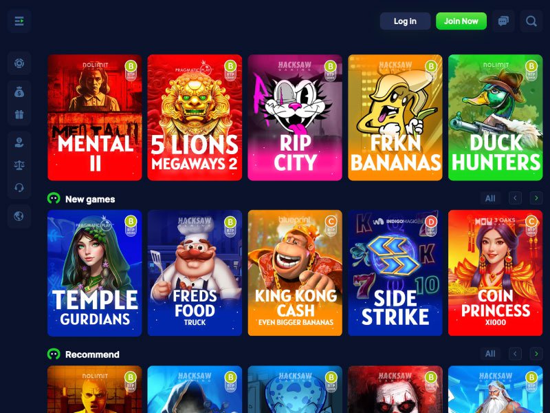 Cybet Casino games screenshot