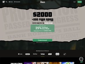 DBosses Casino website screenshot