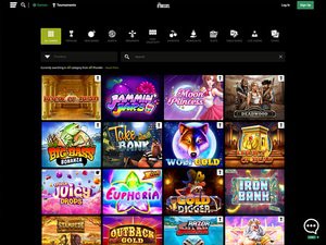 DBosses Casino software screenshot