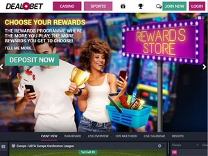 Dealbet website screenshot