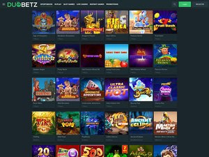 DuoBetz Casino software screenshot