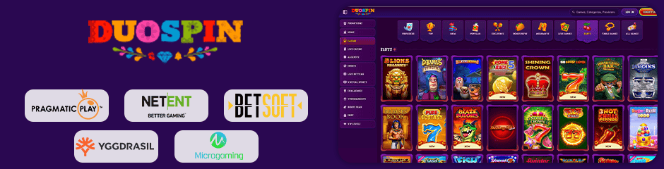 games and software duospin casino