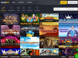 Easybet Casino software screenshot