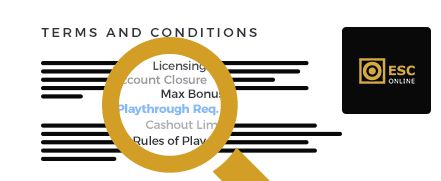 ESC Online Casino Terms