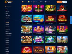Euphoria Wins Casino software screenshot