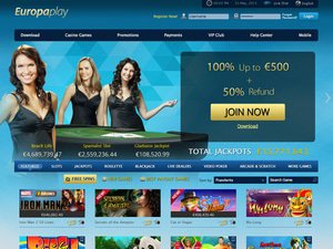 Europaplay Casino website screenshot