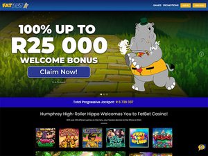 FatBet Casino website screenshot