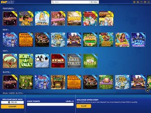FatBet Casino software screenshot