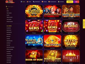 Fire Scatters Casino software screenshot