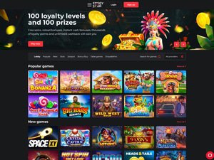 FoggyStar Casino website screenshot