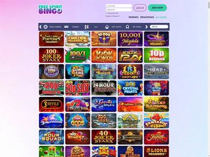 FreeSpiritBingo Casino software screenshot
