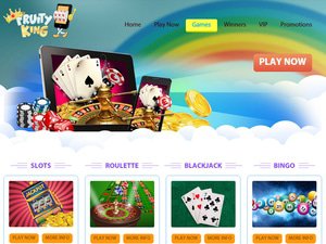 Fruity King Casino software screenshot