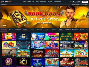 Galaxy.bet Casino website screenshot