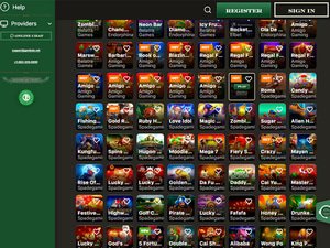Gambols Casino software screenshot