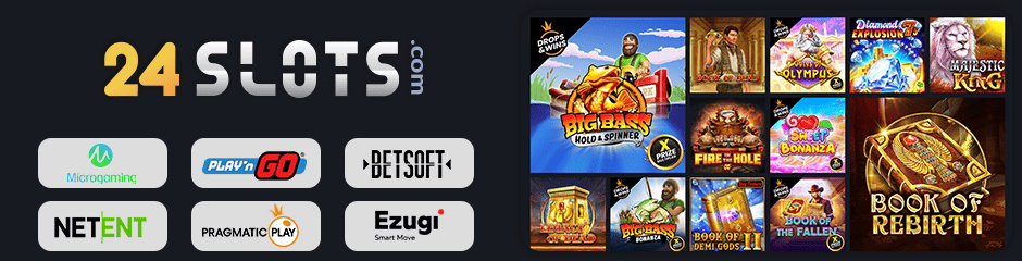 24 slots casino games and software