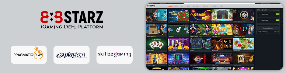888Starz.Bet Casino games and software