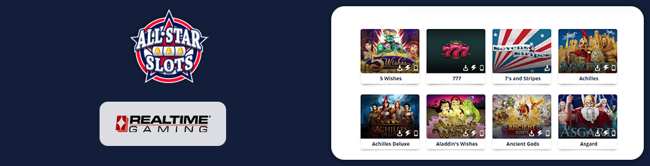 all star slots games and software
