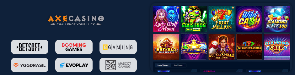 Axe Casino games and software