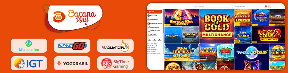 BacanaPlay Casino games and software