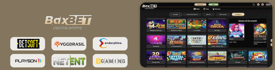 BaxBet Casino games and software