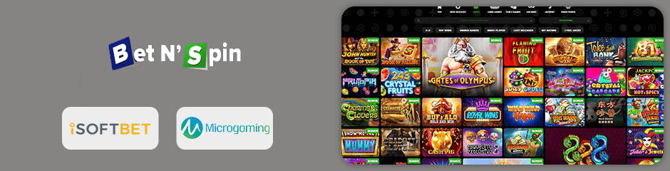Bet'N'Spin Casino games and software