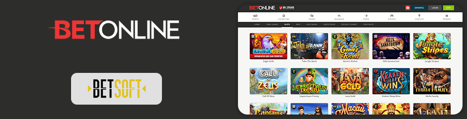bet online casino games and software