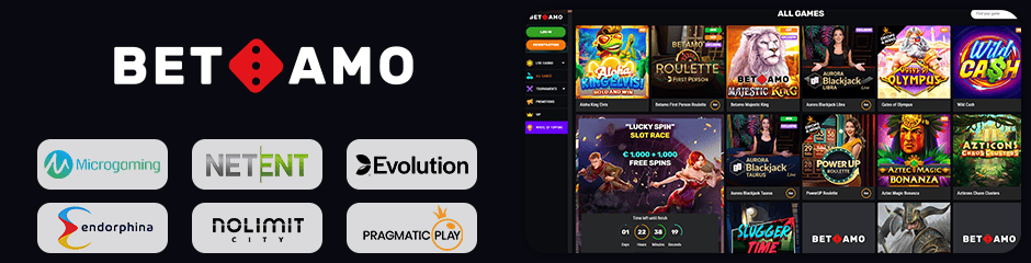 Betamo Casino games and software