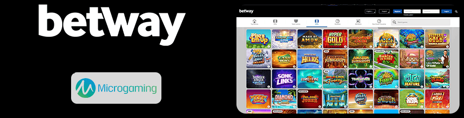 Betway Casino games and software
