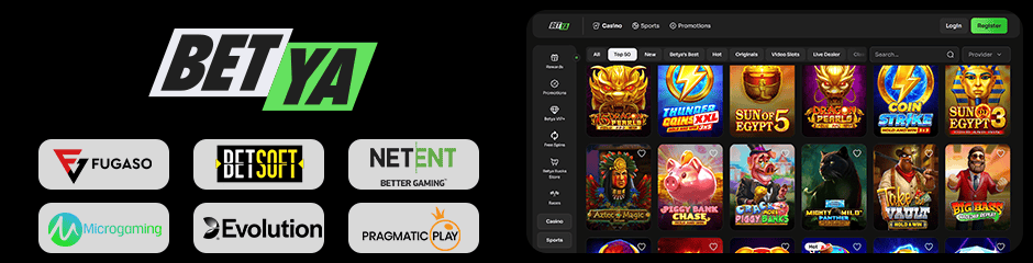 betya casino game and software
