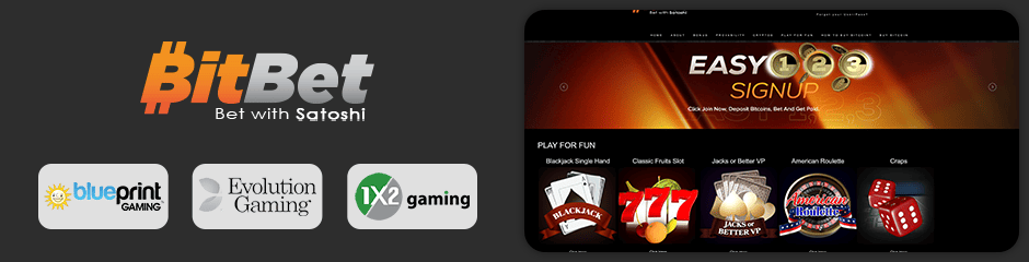 Bit Bet Casino games and software