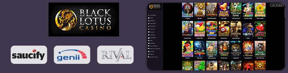 black lotus casino games and software