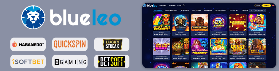 BlueLeo Casino games and software