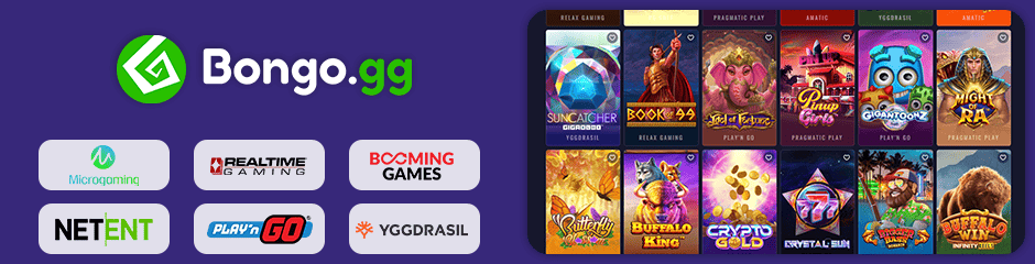 Bongo Casino games and software