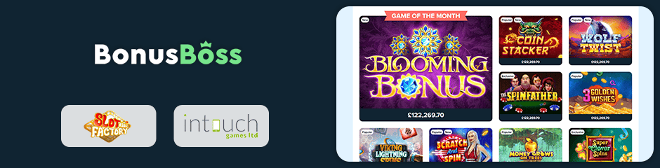 Bonus Boss Casino games and software