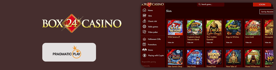 box 24 casino games and software