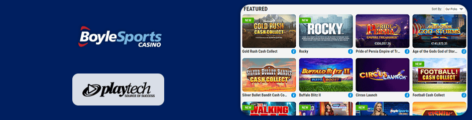 Boyle Casino games and software