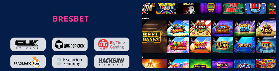 Bres Bet Casino games and software