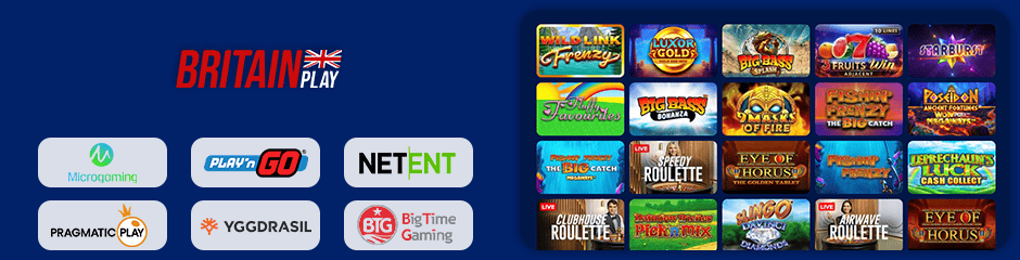 Britain Play Casino games and software
