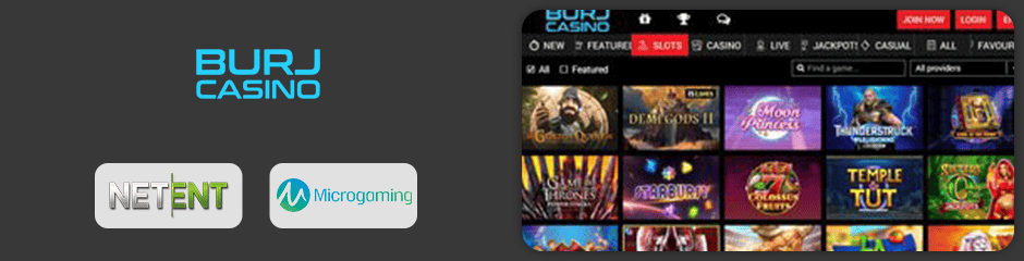 Burj Casino games and software