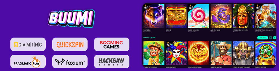 Buumi Casino games and software