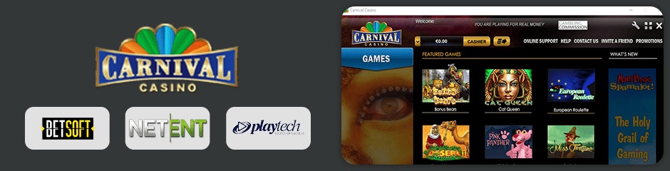 Carnival Casino games and software