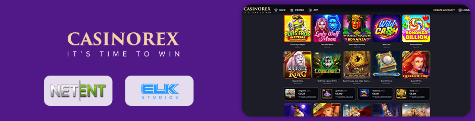 casinorex game and software