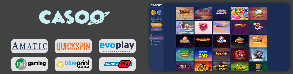 Casoo Casino games and software