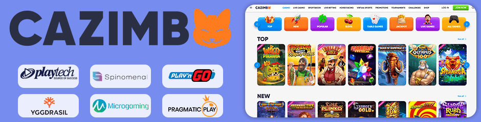 Cazimbo Casino games and software